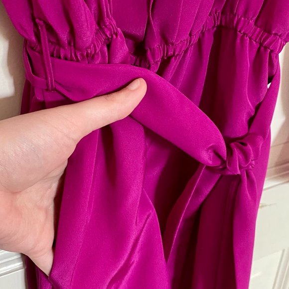 VINTAGE MS CHAUS || FUCHSIA DRESS - Picture 3 of 5